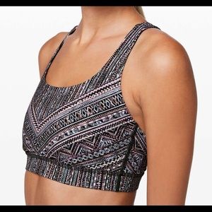 Tribal pace energy bra lululemon